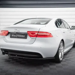 Sofort Bestellen Heck Ansatz Flaps Diffusor passend für Jaguar XE R-Sport X760