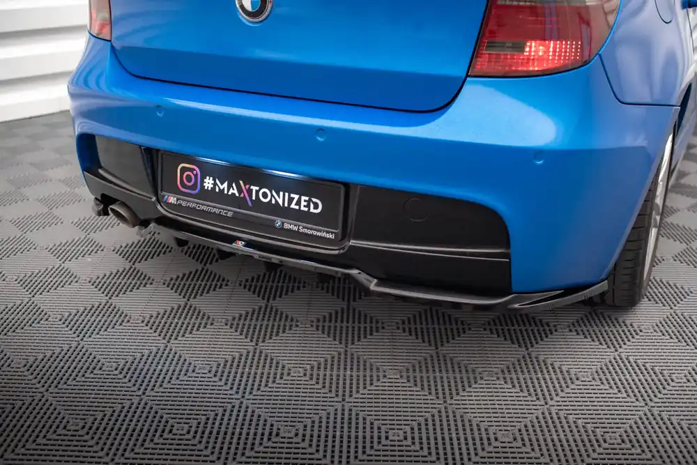 Mittlerer Cup Diffusor DTM Look Heck Ansatz passend für BMW 1er M-Paket E87 Facelift Neue Kollektion