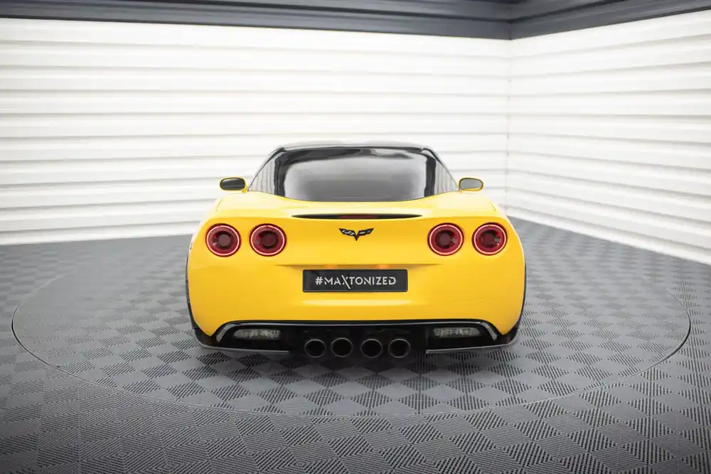 Heck Ansatz Flaps Diffusor passend für Chevrolet Corvette Widebody C6 Solange Der Vorrat Reicht