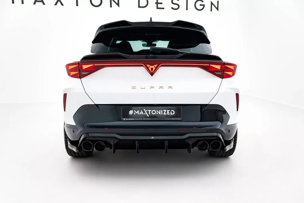Garantierte Lieferung Diffusor Heck Ansatz + Endrohre passend für Cupra Formentor Mk1 Facelift