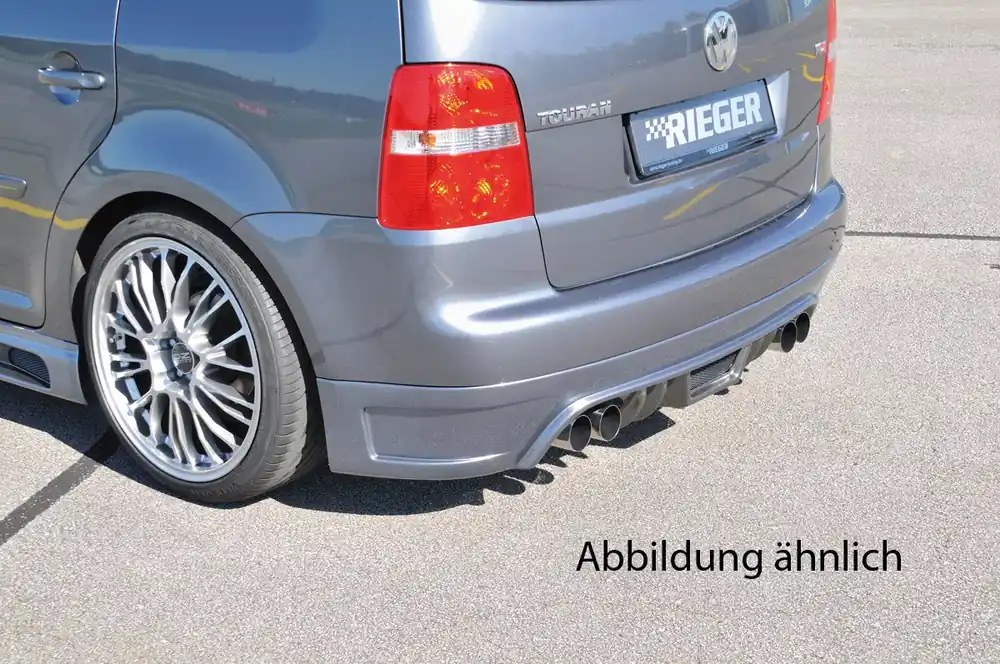 Knallerangebot Rieger Heckschürzenansatz passend für VW Touran (1T) Van 03.03–10.06