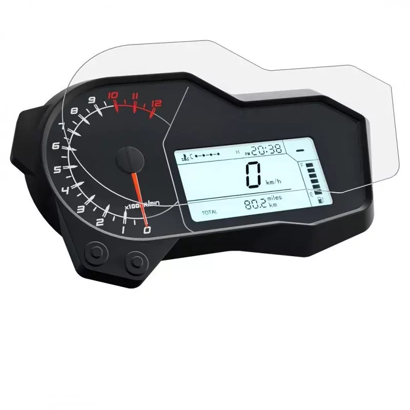 Markenware R&G Dashboard 2er Displayschutzfolien passend für Benelli TRK 502 / TRK 502X ab 2017