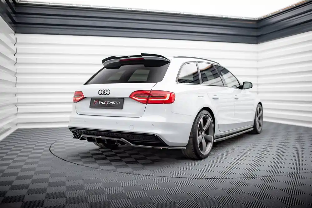 Spoiler CAP passend für Audi A4 Competition Avant B8 Facelift Neu