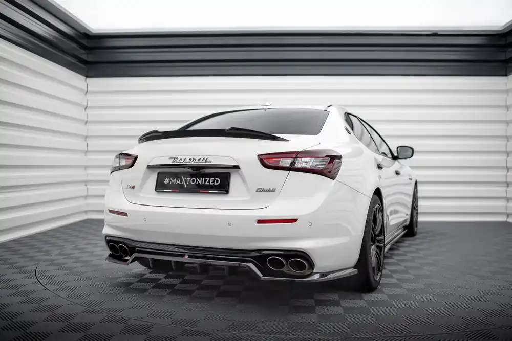 Mittlerer Cup Diffusor DTM Look Heck Ansatz passend für Maserati Ghibli Mk3 Facelift Beliebt
