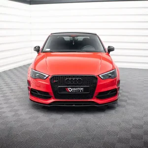 Begrenztes Angebot Stoßstangen Flaps Wings vorne passend für Audi S3 / A3 S-Line 8V Limousine / Cabrio