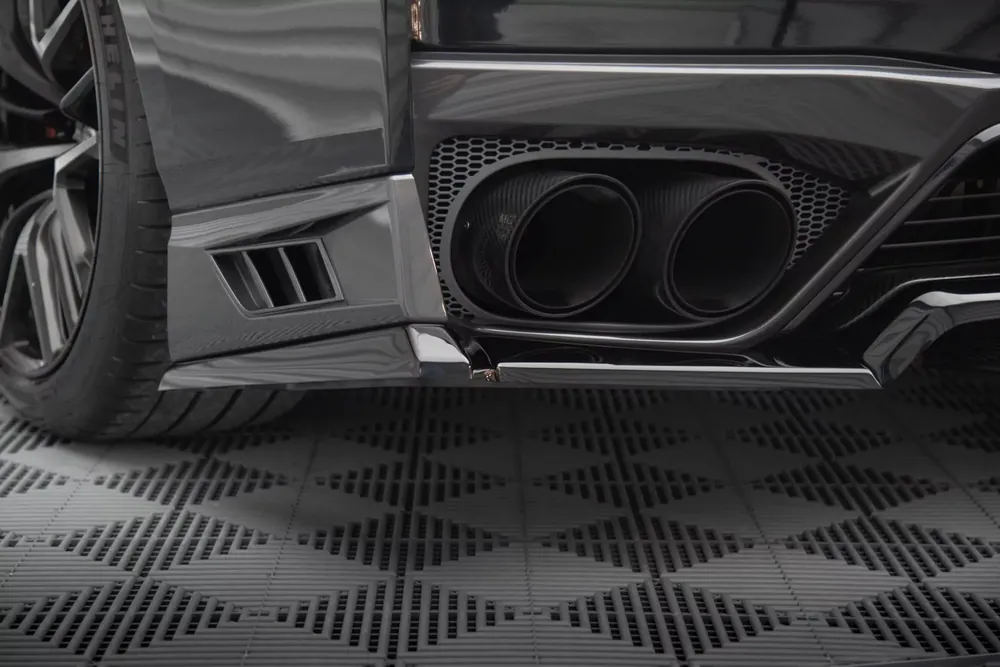 Neue Ware Heck Ansatz Flaps Diffusor passend für Nissan GTR R35 Facelift