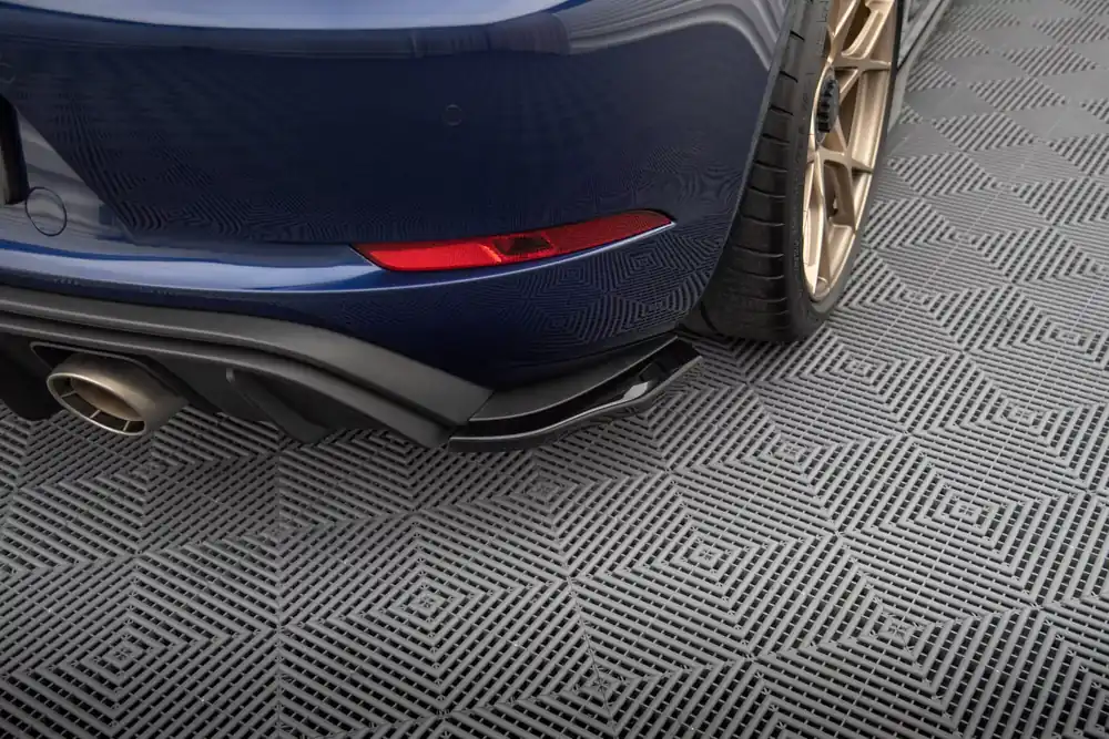Jetzt Kaufen Heck Ansatz Flaps Diffusor passend für Porsche 718 Cayman GT4 RS 982c