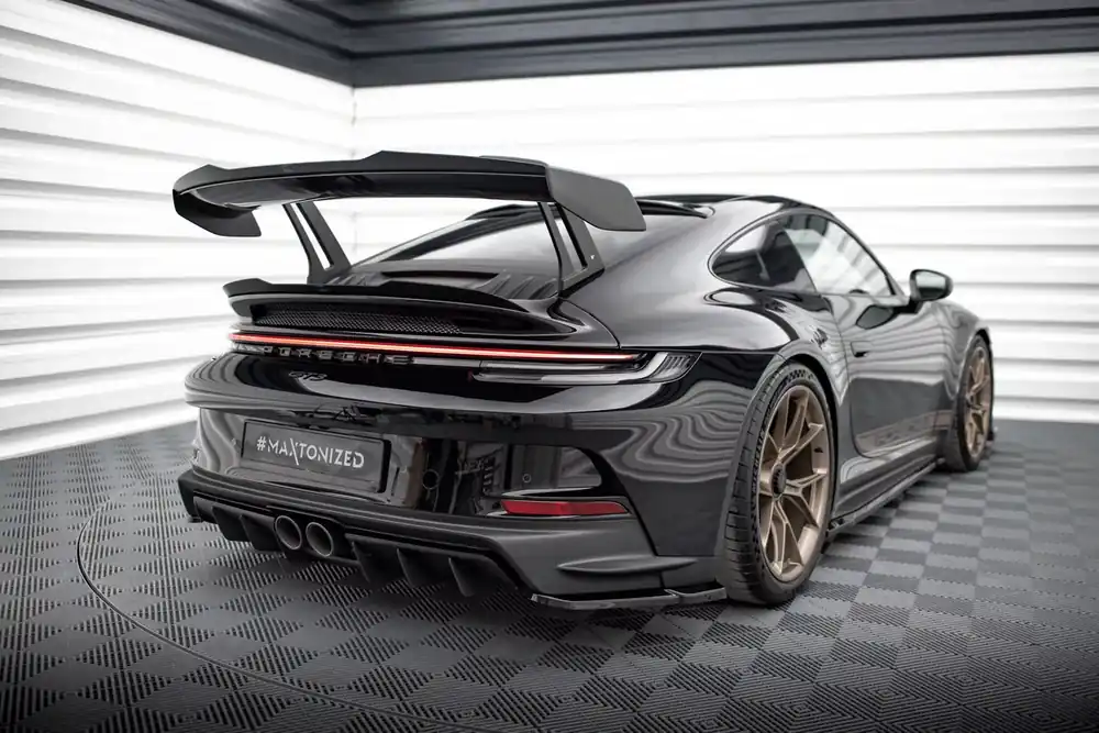 Sichere Zahlung Heck Ansatz Flaps Diffusor passend für Porsche 911 992 GT3