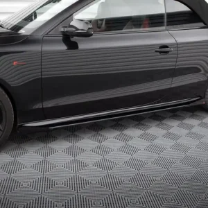Street Pro Seitenschweller Ansatz passend für Audi A5 / A5 S-Line / S5 Coupe / Cabrio 8T / 8T Facelift Garantierte Lieferung