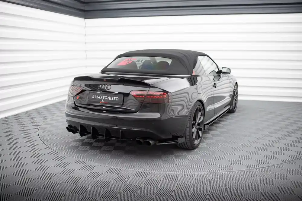 Nur Heute Street Pro Heck Ansatz Diffusor + Flaps passend für Audi S5 / A5 S-Line Coupe / Cabriolet 8T