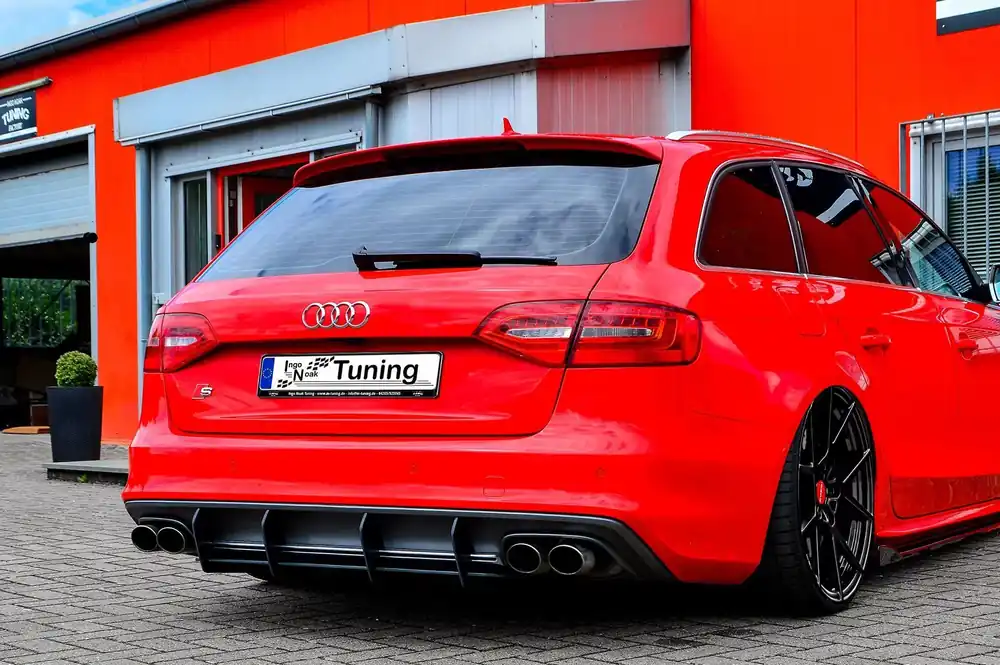 Nur Heute Gefräster Heckansatz aus ABS passend für Audi S4 B8 Facelift