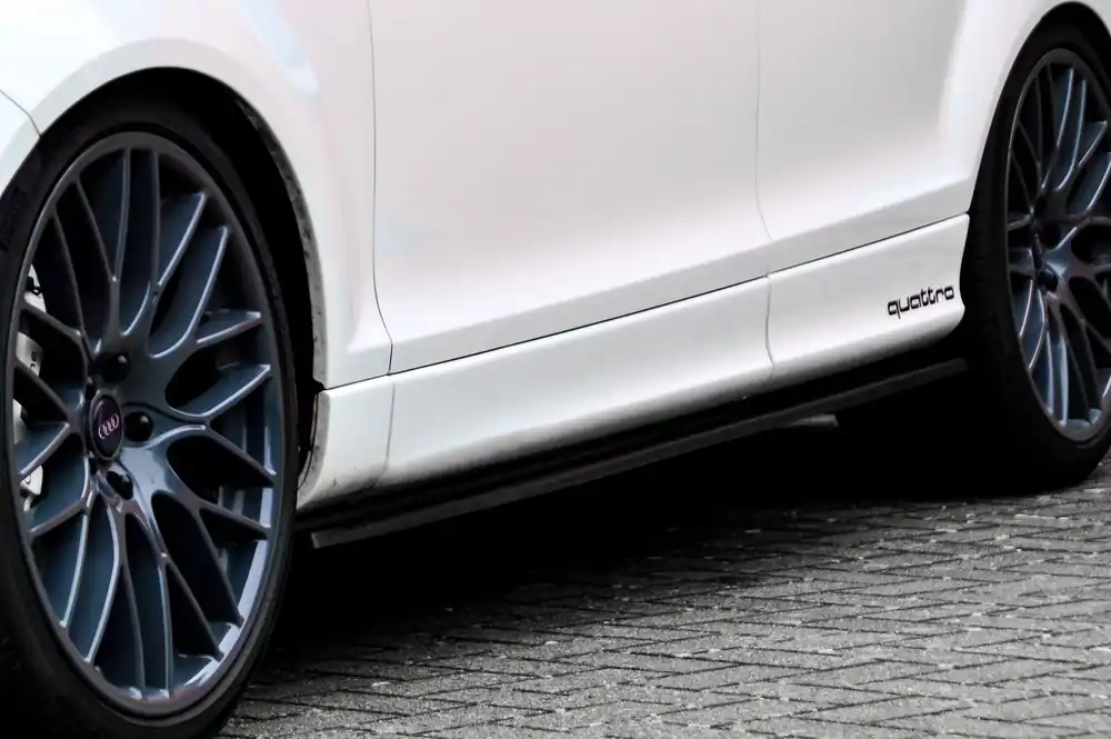 Cup Seitenschweller Satz passend für Audi Q7 4L S-Line aus ABS Sichere Zahlung