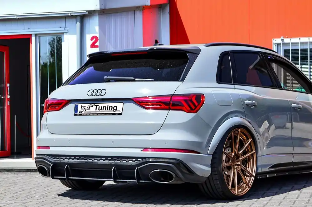 Expressversand Gefräster Heckansatz passend für Audi RSQ3 FN ab 2019