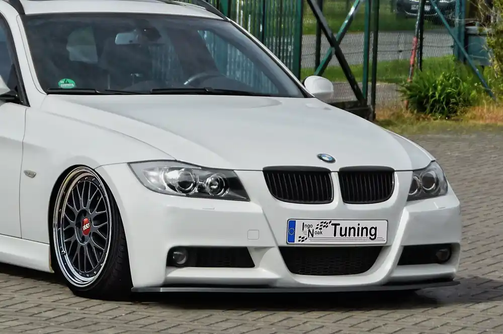 Kracherpreis Cup Spoilerschwert Frontspoilerlippe passend für BMW E90 E91 VFL 3er M-Paket ABE