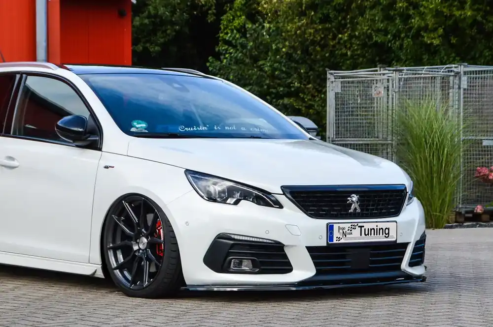 Neue Kollektion CUP Frontspoilerlippe passend für Peugeot 308 GT, GTI, GT-Line Facelift