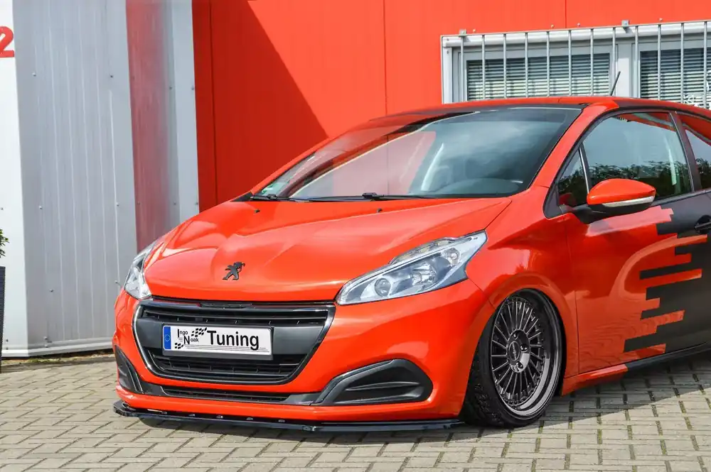 Neue Ware CUP Frontspoilerlippe passend für Peugeot 208 Facelift