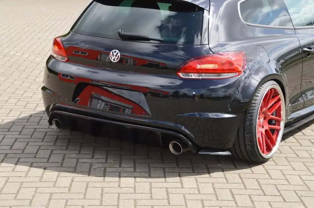 Heckdiffusor Einsatz in flacher Ausführung passend für VW Scirocco R 13 Sichere Zahlung