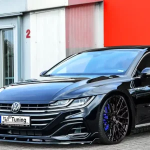 Schneller Versand Cup Frontspoilerlippe mit Wing passend für VW Arteon R-Line