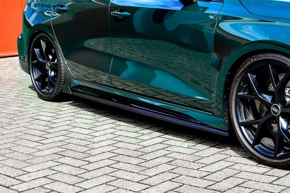 Garantierte Lieferung CUP Seitenschweller mit Wings hinten passend für Audi RS3 8Y