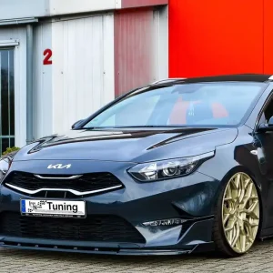 Versand Am Gleichen Tag CUP Frontspoilerlippe mit Wings passend für Kia Ceed CD ab Baujahr 2021