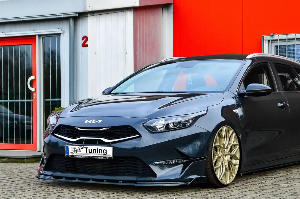 Versand Am Gleichen Tag CUP Frontspoilerlippe mit Wings passend für Kia Ceed CD ab Baujahr 2021