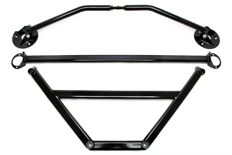 TA Technix Stahl-Domstreben Kit schwarz passend für BMW 3er Serie E30 Preisknaller