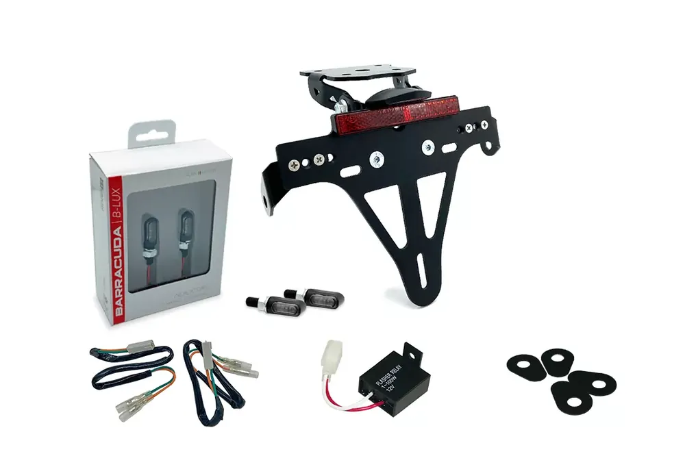 Kennzeichenhalter-Blinker-Kit M-LED passend für Kawasaki Z800 ab Modelljahr 2013 Geprüft