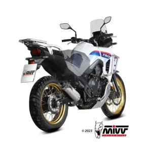 MIVV Oval Edelstahl Endschalldämpfer passend für Honda XL750 Transalp 23- Sichere Zahlung