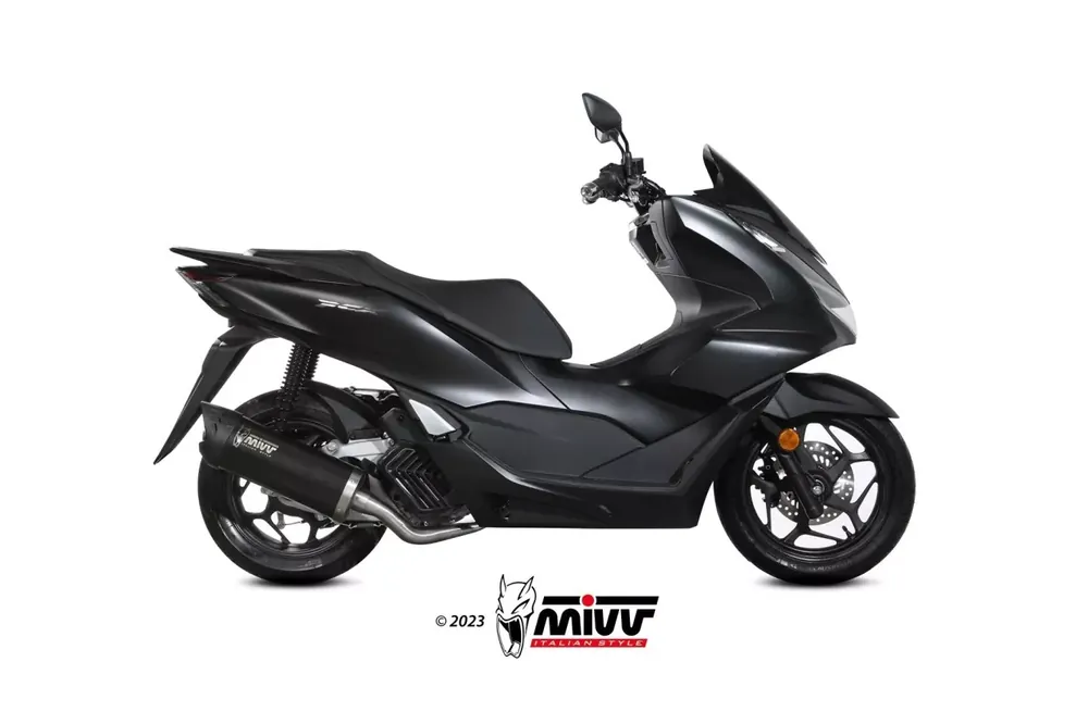 MIVV MOVER Edelstahl Schwarz passend für Honda PCX 125 21-23 Mega-Angebot