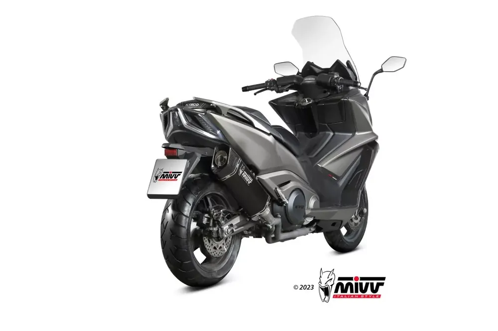 MIVV SR-1 Titan Schwarz Endschalldämpfer passend für KYMCO AK550 Rabatt