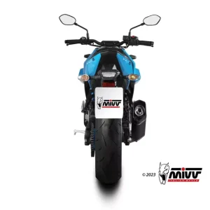 Markenware MIVV SR-1 Edelstahl Schwarz Auspuffanlage passend für Suzuki GSX-8 S 22-24