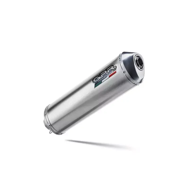 GPR Satinox Slip-On Auspuff passend für Moto Guzzi Stelvio 1200 8V (2011–2017) Neuheit