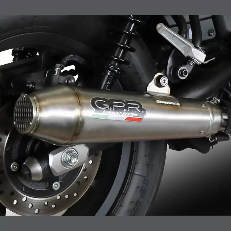 Solange Der Vorrat Reicht GPR Exhaust Ultracone Slip-On Auspuff passend für Zontes 350 GK 2022-2024