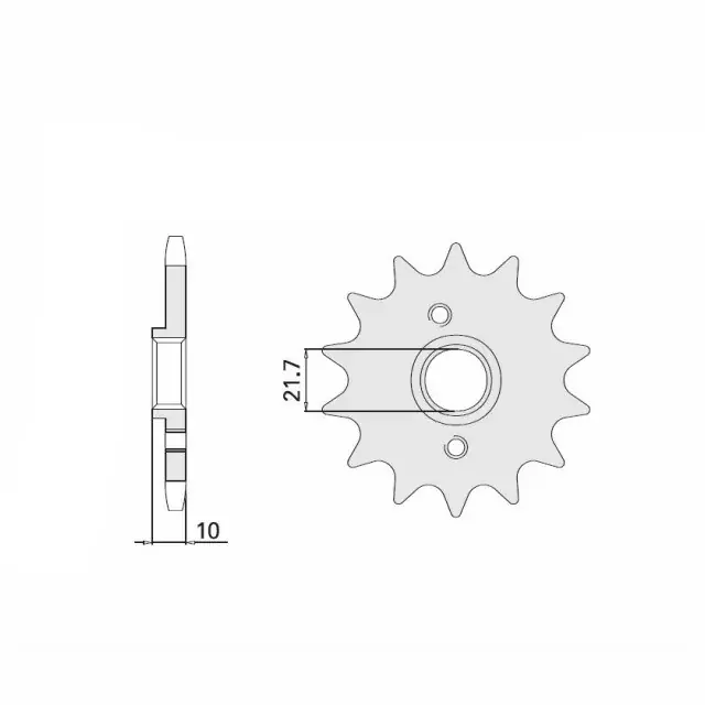 Top-Angebot Ritzel gummiert 15 Zähne Teilung 520 passend für Aprilia, Derbi, Honda, Yamaha