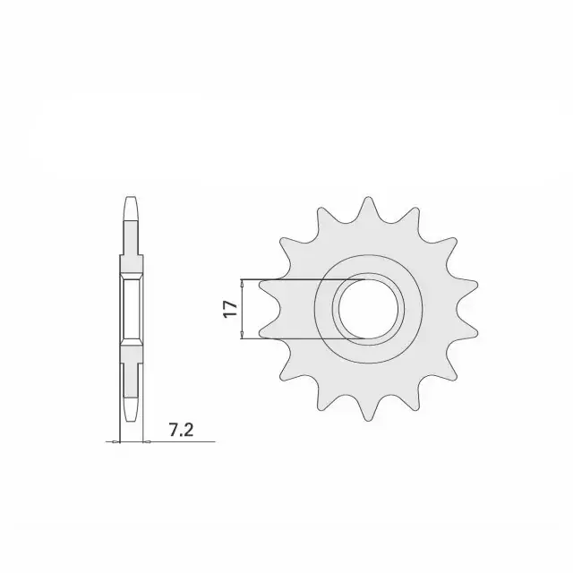 Sonderaktion Ritzel 11 Zähne Teilung 420 passend für Yamaha, Aprilia, Beta u.a.