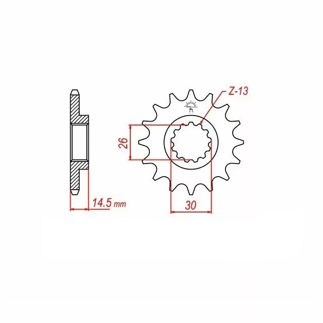 Echt Ritzel 18 Zähne Teilung 530 passend für Honda CBX1000 Pro Link SC06