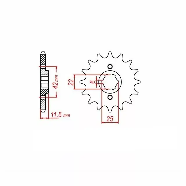 Ritzel 15 Zähne Teilung 530 passend für Honda FT500 PC07 Heißes Angebot