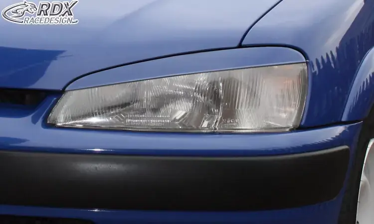 Highlight RDX Scheinwerferblenden passend für PEUGEOT 106 Phase 2 / Facelift ab 1996 Böser Blick