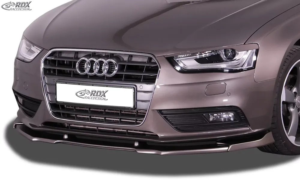 RDX VARIO-X Frontspoiler passend für Audi A4 B8 Facelift 2011+ Frontlippe V2 Begrenztes Angebot
