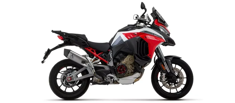 Neu Im Sortiment Arrow VELOCE Endschalldämpfer Titan Schwarz passend für DUCATI Multistrada V4 1100 21-22