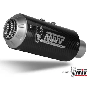 Neu MIVV MK3 Carbon Endschalldämpfer passend für HUSQVARNA Svartpilen/Vitpilen 401 21-23