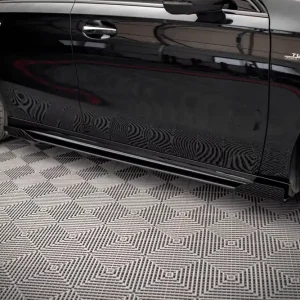 Wochenendangebot Street Pro Seitenschweller Ansatz + Flaps passend für Mercedes A35 AMG / AMG-Line Aero Pack W177