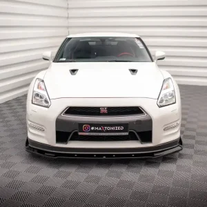 Zertifiziert Front Ansatz + Flaps passend für Nissan GTR R35 Facelift