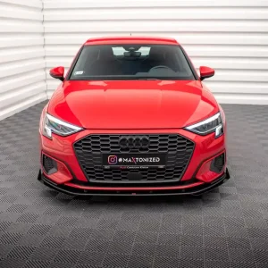 Versand Am Gleichen Tag Street Pro Front Ansatz + Flaps passend für Audi A3 8Y