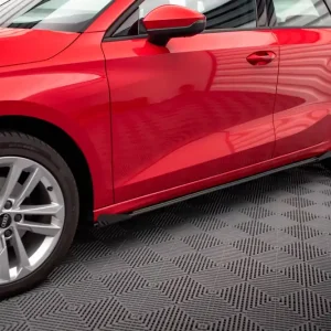 Street Pro Seitenschweller Ansatz + Flaps passend für Audi A3 8Y Markenprodukt