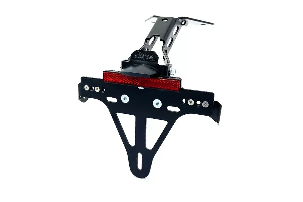 alpha Technik Kennzeichenhalter passend für Aprilia RS125 und Tuono 125 (Typ XA/XT, ab 2021) Neu