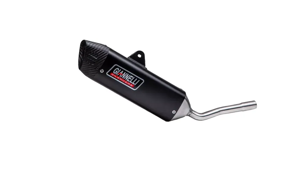 Letzte Chance Giannelli Endschalldämpfer SONIC Aluminium Schwarz passend für Vent Derapage 50 21-22