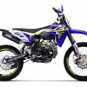 Kracherpreis Giannelli SONIC Endschalldämpfer Aluminium schwarz passend für Sherco SE 50R Factory ´21