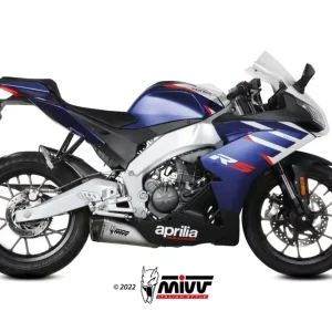 Markenware MIVV DELTA RACE Edelstahl Komplettanlage passend für Aprilia RS 125 (21-24)