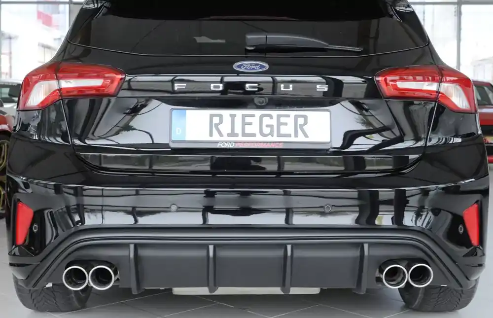 Rieger Heckeinsatz passend für Ford Focus 4 ST (DEH) 5-tür. (Schrägheck) 06.19–03.22 Preis Gesenkt